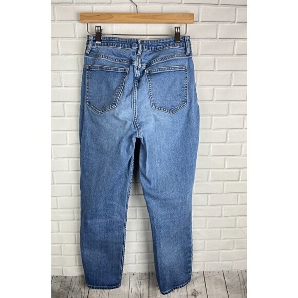 PACSUN Mom Jean Medium Dark Blue Wash Denim Women's Juniors Size 27 - Picture 9 of 9